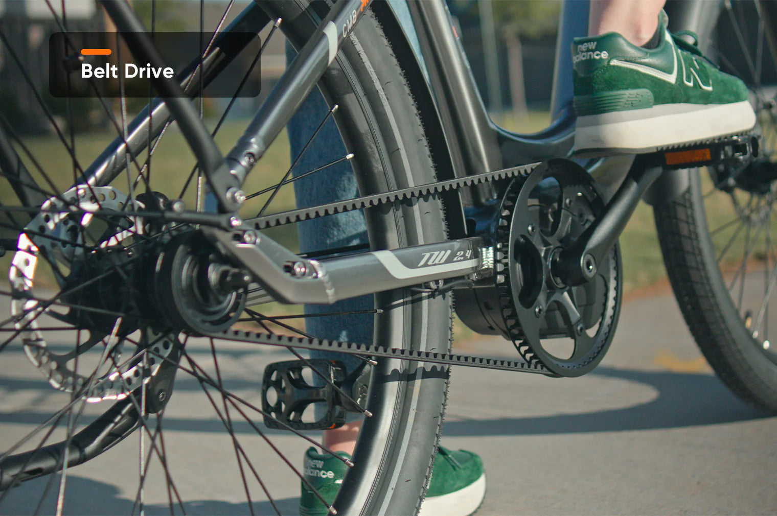 belt drive electric bicycles CMB PRO 10-Speed E-bike | VTUVIA EBIKE